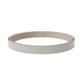 Bande de chant pour joue de finition GoodHome Stevia Gris mat Ep. 0.6 mm x L. 10 m