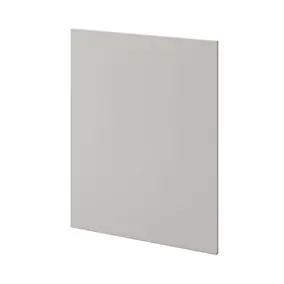 Côté de remplacement bas gauche GoodHome Stevia gris mat H. 72 cm x l. 57 cm x Ép. 18mm