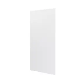Panneau de finition îlot Goodhome Garcinia gris clair brillant H. 89 cm x l. 200 cm x Ep. 18 mm