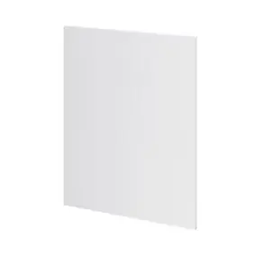 Côté de remplacement bas droit Goodhome Garcinia gris clair brillant H. 72 cm x l. 57 cm x Ep. 18 mm