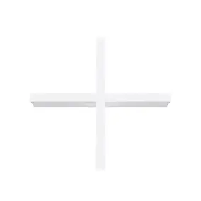 Lot 250 croisillons en X Diall écart 1,5 mm