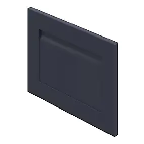 Façade de cuisine sous-hotte / casserolier Garcinia bleu mat l. 50 cm GoodHome