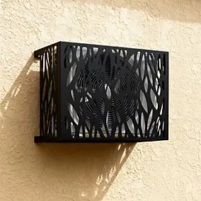 Cache climatiseur GoodHome Neva gris