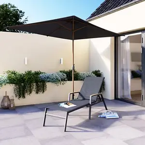 Parasol droit rectangulaire "Tanna"