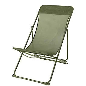 Chilienne en métal et toile GoodHome Joline vert
