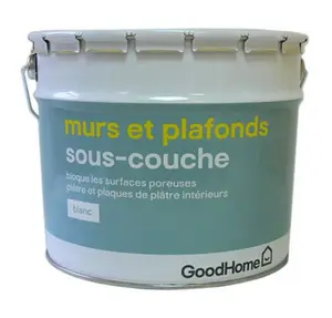 Peinture sous-couche murs et plafonds intérieure blanc 10 L