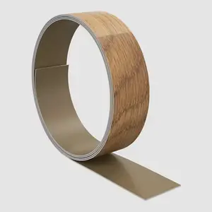 Bande de chant effet bois miel L. 300 cm x l. 4,0 cm