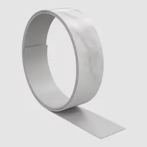 Bande de chant effet marbre blanc L. 300 cm x l. 4,0 cm