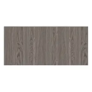 Façade 1 casserolier ou sur-hotte 80cm "Basilie" chêne gris - L. 79.7 x H. 35.6cm