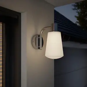 Applique murale "Clematia" IP44 E27 - Acier