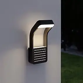 Applique murale Majorca LED intégrée 650lm 23W IP44 GoodHome noir