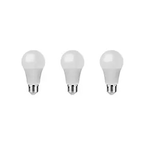 Lot 3 ampoules LED A60 E27 1521lm 13.8W = 100W Ø6cm Diall blanc neutre
