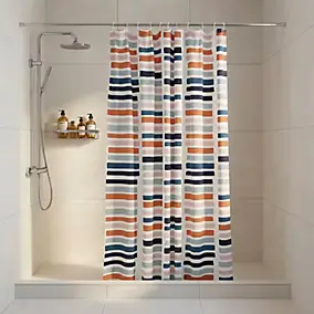 Rideau de douche Kina multicolore 180 x 200 cm GoodHome