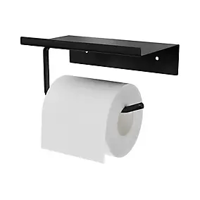 Dérouleur de papier toilette Kina Noir GoodHome
