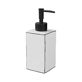 Distributeur de savon Aetna blanc et noir GoodHome