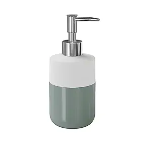 Distributeur de savon Koros blanc et vert gris GoodHome