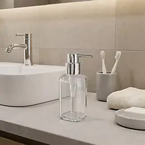 Distributeur de savon Drina transparent GoodHome