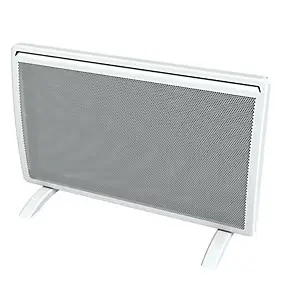 Radiateur électrique mobile 2000W panneau rayonnant blanc 20m²