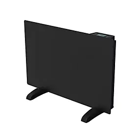 Radiateur électrique 1500W panneau rayonnant noir 15m² HE15FDT