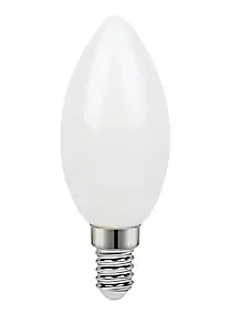 Ampoule LED flamme E14 470lm 3.4W = 40W Ø3.5cm Diall blanc chaud et blanc neutre
