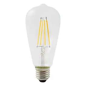 Ampoule LED ST64 E27 806lm 5.9W = 60W Ø6.4cm Diall blanc chaud