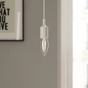 1 ampoule LED à filament E14 - 470 Lm et 2700K