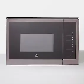 Four micro-ondes encastrable GoodHome GHMO25EU 25L en inox