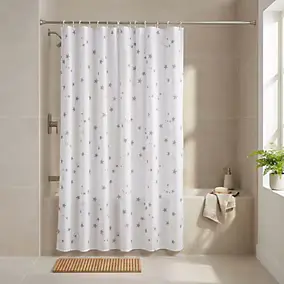 Rideau de douche étoiles Drawa 180 x 200 cm GoodHome