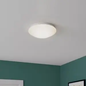 Plafonnier LED blanc rond "Dorian"