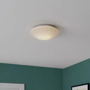 Plafonnier LED blanc rond "Leto"