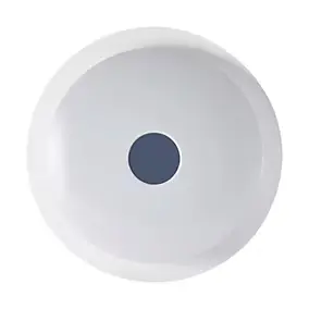 Plafonnier LED intégrée dimmable 2400lm 24W blanc chaud et blanc neutre GoodHome Angoon blanc H.4.9 x Ø40 cm