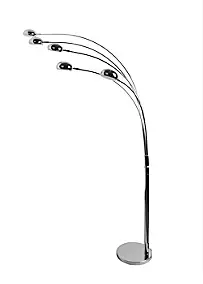 Éclairage au sol LED intégrée variable Coolah 2600lm 3 8W IP20 GoodHome argent