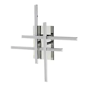 Applique murale LED intégrée Alani 660lm 10W IP20 GoodHome argent