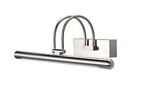 Applique murale LED intégrée Giausar 780lm 9W IP20 GoodHome argent