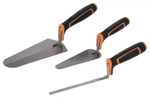 Lot de 3 truelles 160-200-10 mm