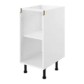 Caisson bas de cuisine blanc L. 40 cm Caraway Innovo GoodHome