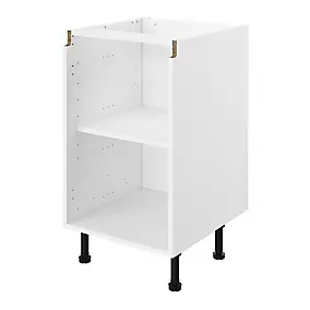 Caisson bas de cuisine blanc L. 50 cm Caraway Innovo GoodHome