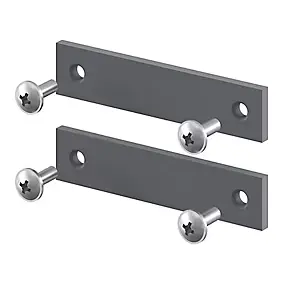 Connecteur de rail gris l. 5,7 cm Caraway Innovo GoodHome vendu par 2
