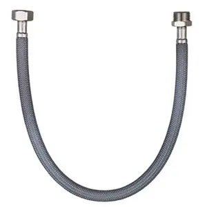 Flexible d'alimentation en eau 30 cm - Mâle/Femelle Filetages 15x21