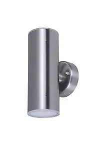 Applique murale bidirectionnelle Candiac LED intégrée 760lm 8.6W IP44 GoodHome chrome
