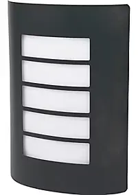 Applique murale Grandy E27 40W IP44 GoodHome gris anthracite