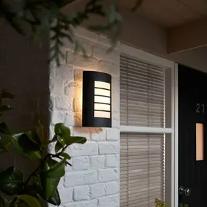Applique murale "Larixa" IP44 E27 - Anthracite