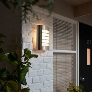 Applique murale "Larixa" IP44 E27 - Acier