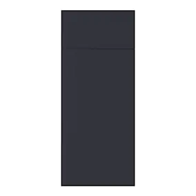 Façade de cuisine 1 porte et 1 tiroir Stevia bleu mat l. 30 cm x H. 72 cm GoodHome