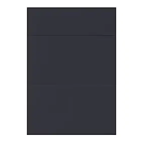 Façade de cuisine 1 tiroir et 2 casseroliers Stevia bleu mat l. 50 cm x H. 72 cm GoodHome