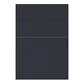 Façade de cuisine 3 tiroirs et 1 casserolier Stevia bleu mat l. 50 cm x H. 72 cm GoodHome