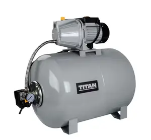 Surpresseur "TITAN" à eaux claires 1100 W + réservoir 100 L - 4600 L/h