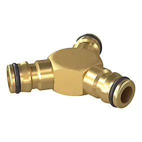 Connecteur male en laiton 3 voies GoodHome