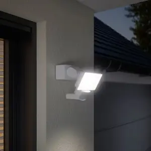 Projecteur à détection de mouvements Dircao IP65 10 W - Blanc