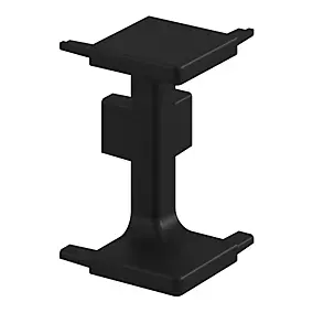 Angle extérieur pour rail de tiroir noir Caraway Innovo GoodHome